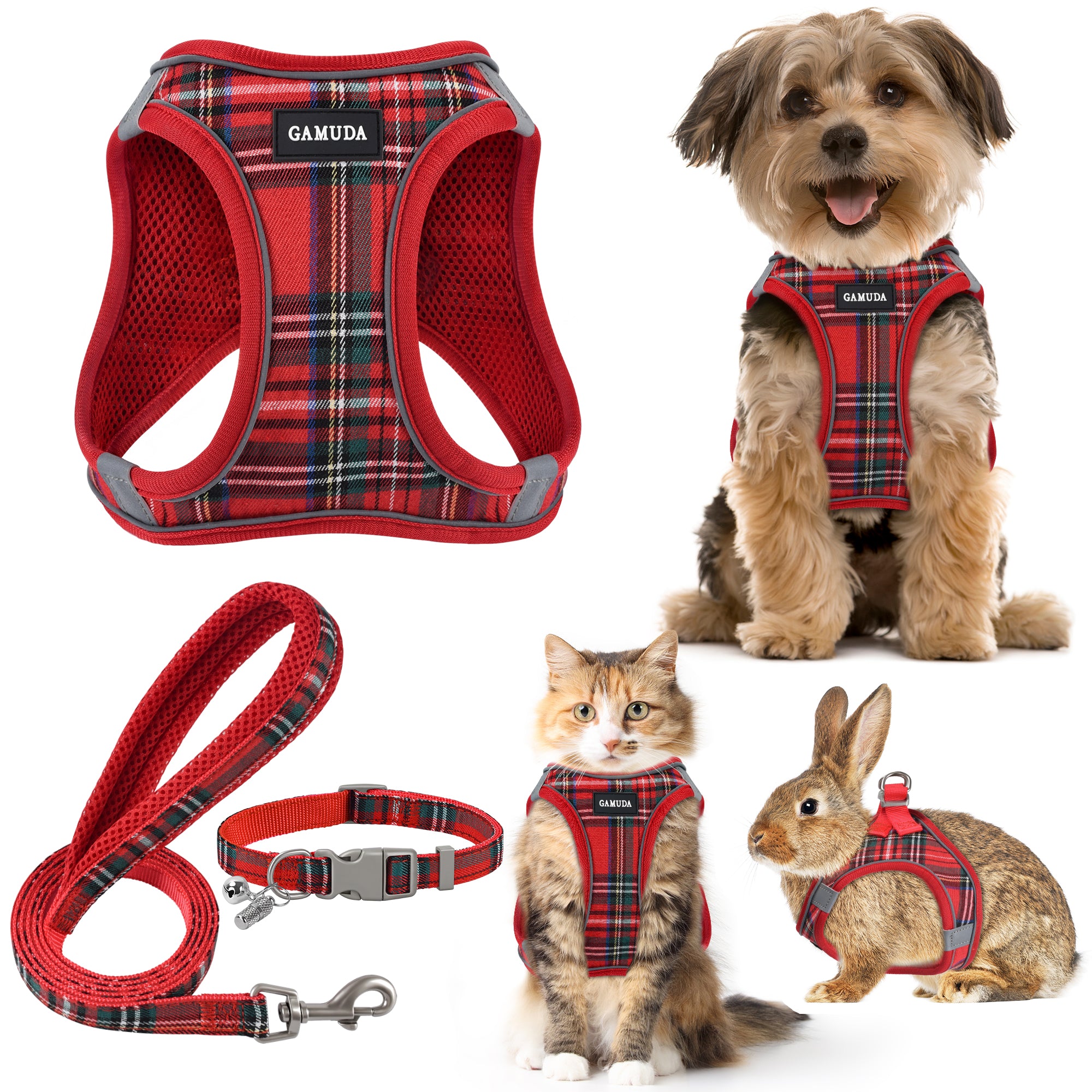 Mesh Harness Pet Control for Dog & Cat Soft Walk Collar Safety