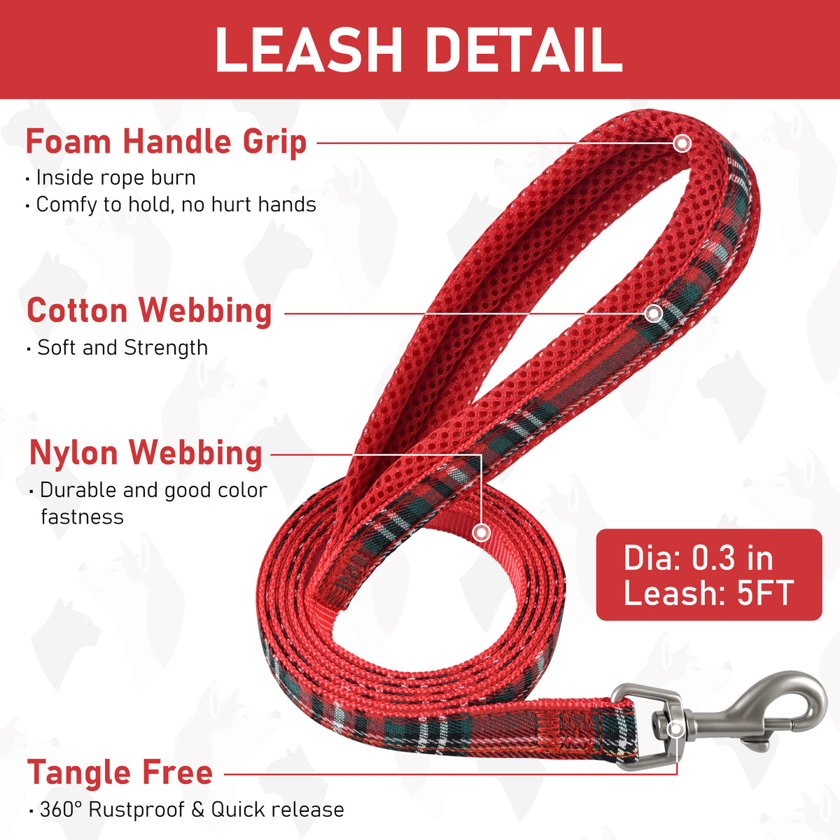 GAMUDA Small Pet Harness Collar and Leash Set, Step in No Chock No Pull Soft Mesh Adjustable Dog Vest Harnesses Plaid Reflective for Dogs Puppy Cats Kitten Rabbit