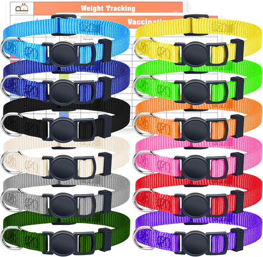 GAMUDA Puppy ID Collars — Litter Set of 12