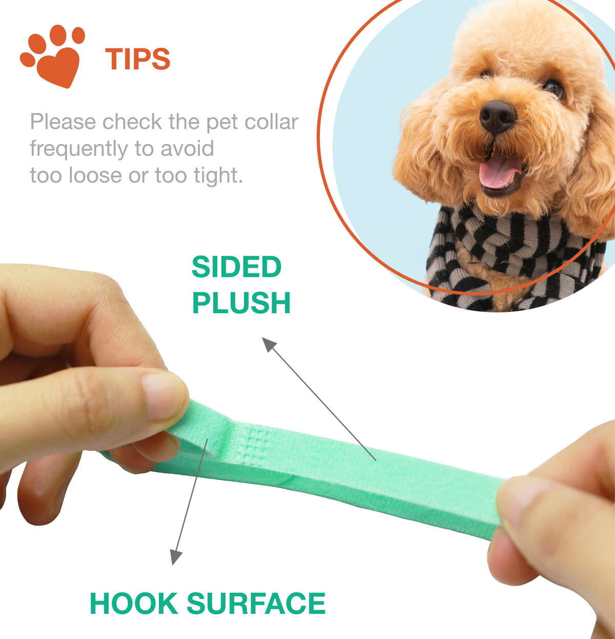 GAMUDA Newborn Puppy Collars — Set of 15 + 6 Charts